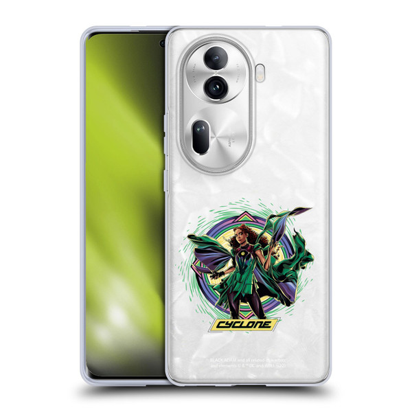 Black Adam Graphics Cyclone Soft Gel Case for OPPO Reno11 Pro