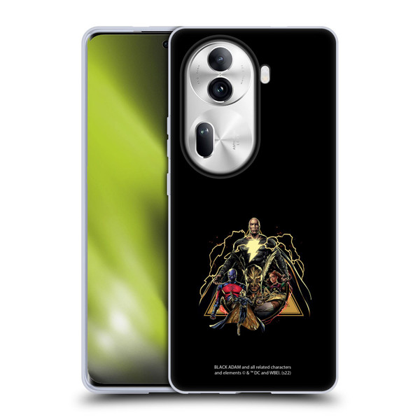 Black Adam Graphics Group Soft Gel Case for OPPO Reno11 Pro