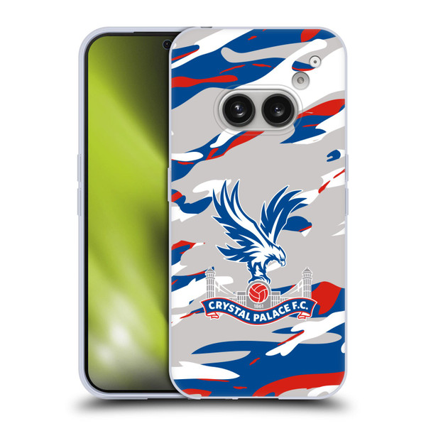 Crystal Palace FC Crest Camouflage Soft Gel Case for Nothing Phone (2a)