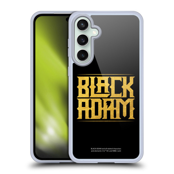 Black Adam Graphics Logotype Soft Gel Case for Samsung Galaxy S23 FE 5G