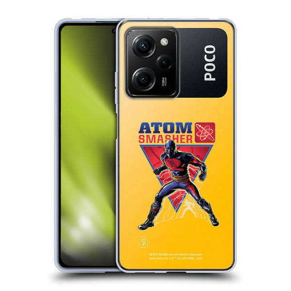 Black Adam Graphics Atom Smasher Soft Gel Case for Xiaomi Redmi Note 12 Pro 5G