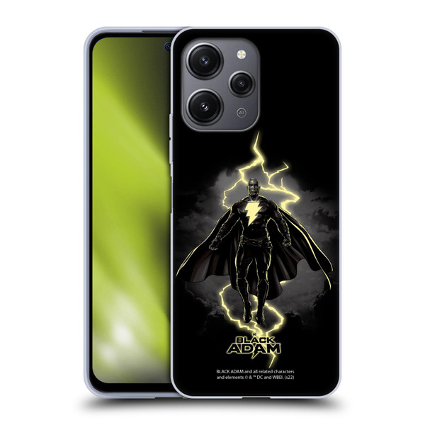 Black Adam Graphics Lightning Soft Gel Case for Xiaomi Redmi 12