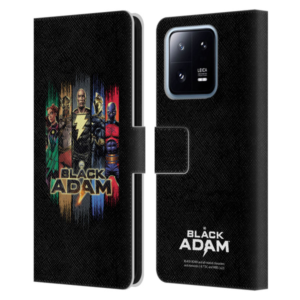Black Adam Graphics Group Leather Book Wallet Case Cover For Xiaomi 13 Pro 5G