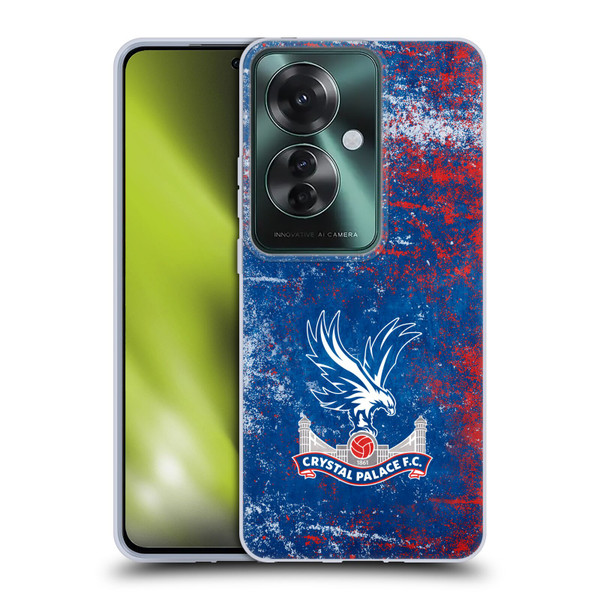 Crystal Palace FC Crest Distressed Soft Gel Case for OPPO Reno11 F 5G / F25 Pro 5G