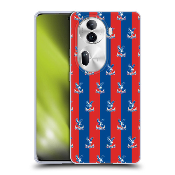 Crystal Palace FC Crest Pattern Soft Gel Case for OPPO Reno11 Pro