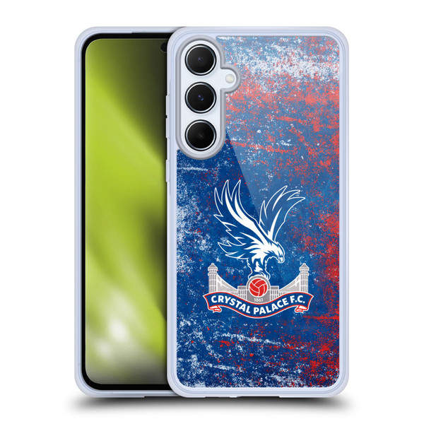 Crystal Palace FC Crest Distressed Soft Gel Case for Samsung Galaxy A55 5G