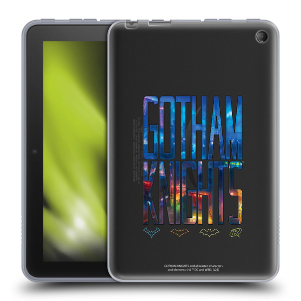 Gotham Knights Character Art Logo Soft Gel Case for Amazon Fire 7 2022