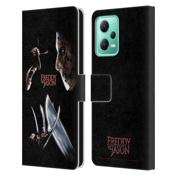 Freddy VS. Jason Graphics Freddy vs. Jason Leather Book Wallet Case Cover For Xiaomi Redmi Note 12 5G