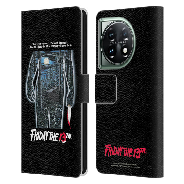 Friday the 13th 1980 Graphics Poster Leather Book Wallet Case Cover For OnePlus 11 5G