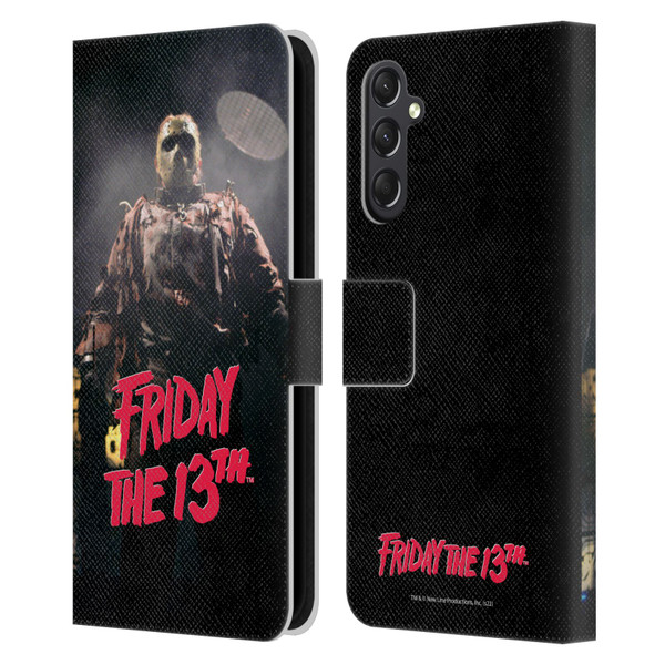 Friday the 13th: Jason X Graphics Jason Voorhees Leather Book Wallet Case Cover For Samsung Galaxy A24 4G / M34 5G