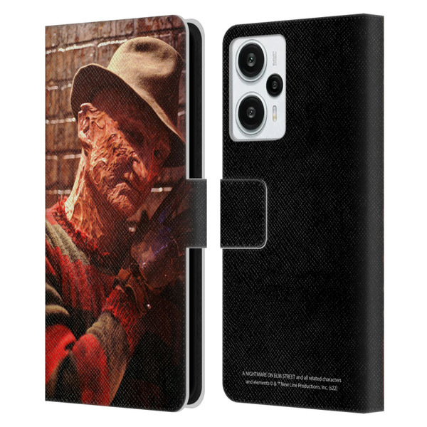 A Nightmare On Elm Street 3 Dream Warriors Graphics Freddy 3 Leather Book Wallet Case Cover For Xiaomi Redmi Note 12T