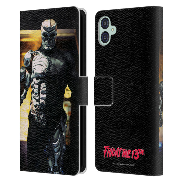 Friday the 13th: Jason X Graphics Jason Cyborg Leather Book Wallet Case Cover For Samsung Galaxy M04 5G / A04e