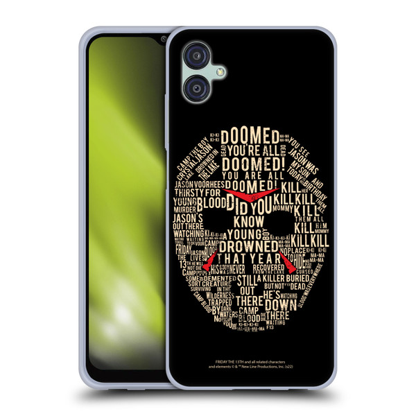 Friday the 13th 1980 Graphics Typography Soft Gel Case for Samsung Galaxy M04 5G / A04e
