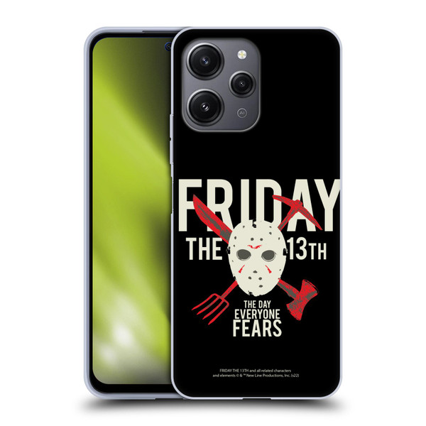 Friday the 13th 1980 Graphics The Day Everyone Fears Soft Gel Case for Xiaomi Redmi 12