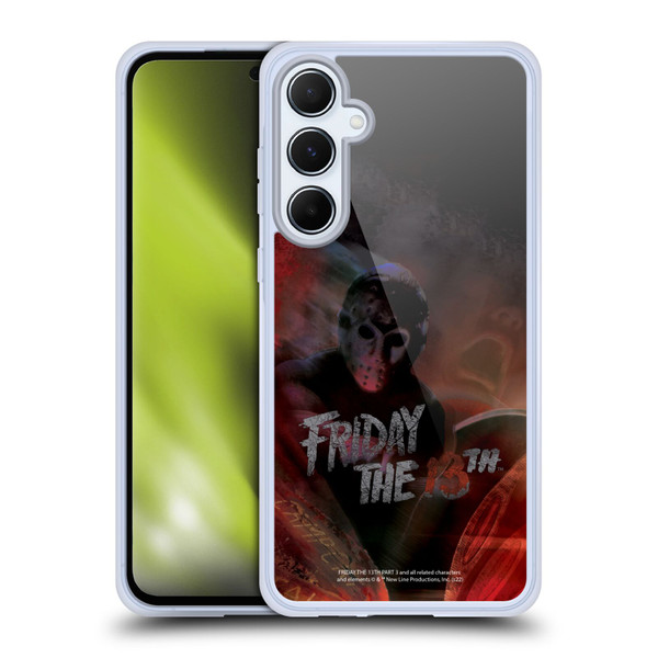 Friday the 13th Part III Key Art Poster Soft Gel Case for Samsung Galaxy A55 5G