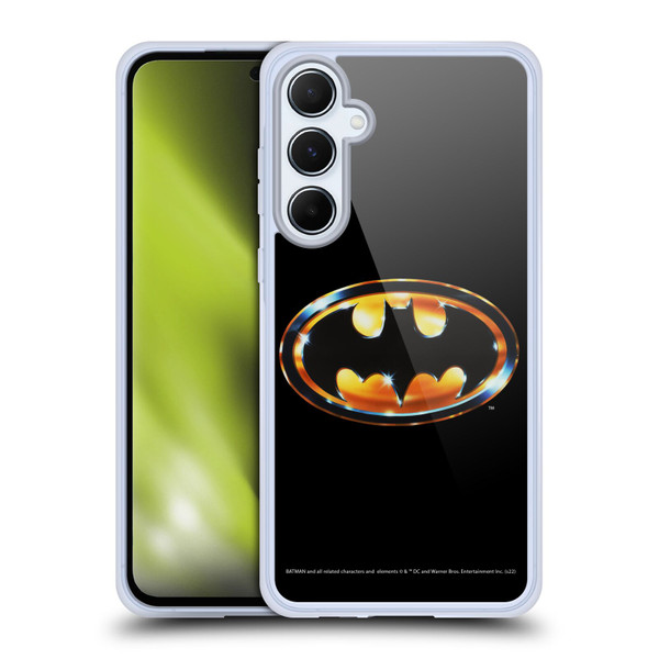 Batman (1989) Key Art Logo Soft Gel Case for Samsung Galaxy A55 5G