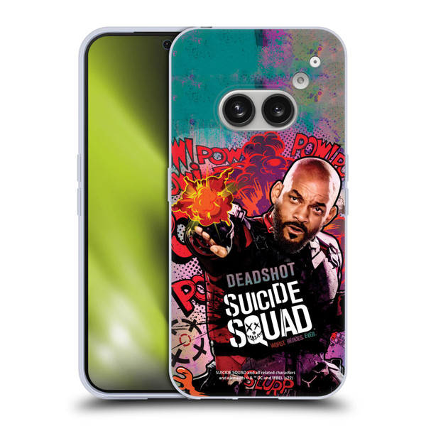Suicide Squad 2016 Graphics Deadshot Poster Soft Gel Case for Nothing Phone (2a)