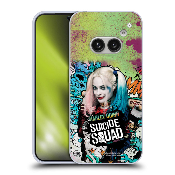 Suicide Squad 2016 Graphics Harley Quinn Poster Soft Gel Case for Nothing Phone (2a)