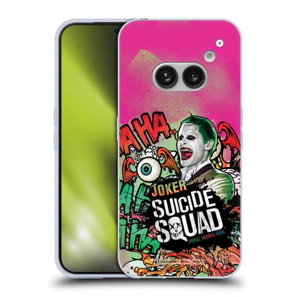 Suicide Squad 2016 Graphics Joker Poster Soft Gel Case for Nothing Phone (2a)