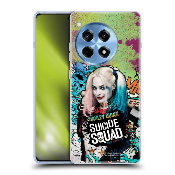 Suicide Squad 2016 Graphics Harley Quinn Poster Soft Gel Case for OnePlus 12R