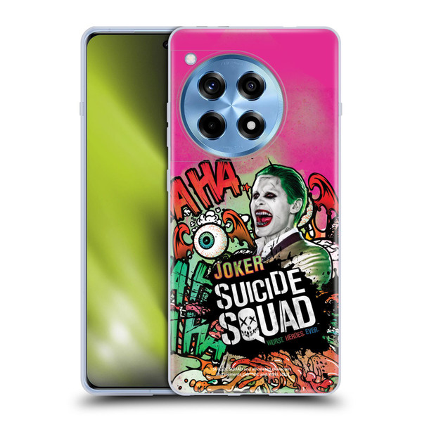 Suicide Squad 2016 Graphics Joker Poster Soft Gel Case for OnePlus 12R