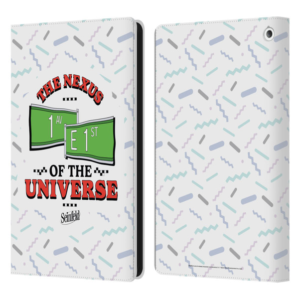 Seinfeld Graphics Nexus Of The Universe Leather Book Wallet Case Cover For Amazon Fire HD 8/Fire HD 8 Plus 2020