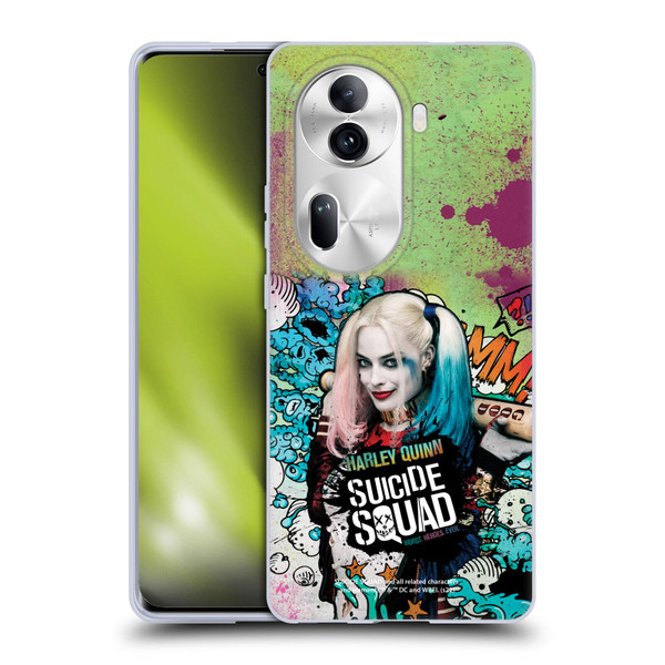 Suicide Squad 2016 Graphics Harley Quinn Poster Soft Gel Case for OPPO Reno11 Pro
