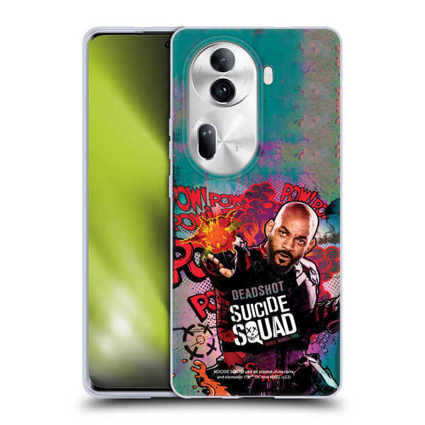 Suicide Squad 2016 Graphics Deadshot Poster Soft Gel Case for OPPO Reno11 Pro