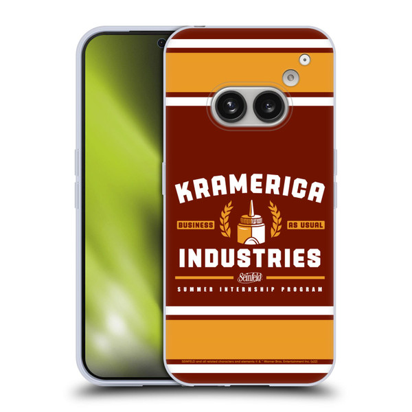 Seinfeld Graphics Kramerica Industries Soft Gel Case for Nothing Phone (2a)