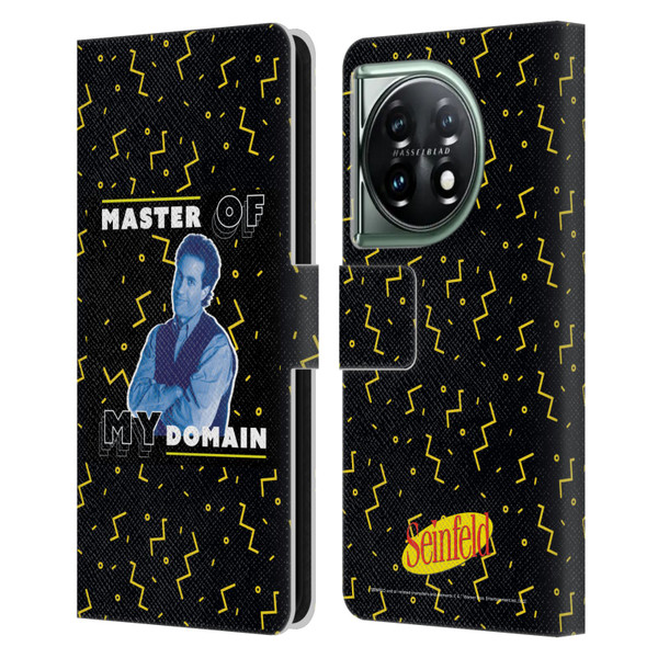 Seinfeld Graphics Master Of My Domain Leather Book Wallet Case Cover For OnePlus 11 5G