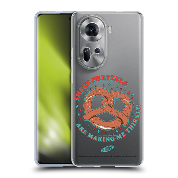 Seinfeld Graphics These Pretzels Soft Gel Case for OPPO Reno11
