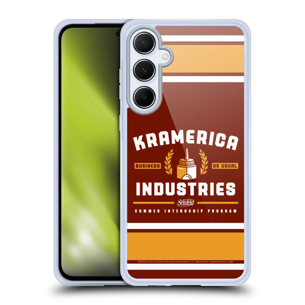 Seinfeld Graphics Kramerica Industries Soft Gel Case for Samsung Galaxy A55 5G
