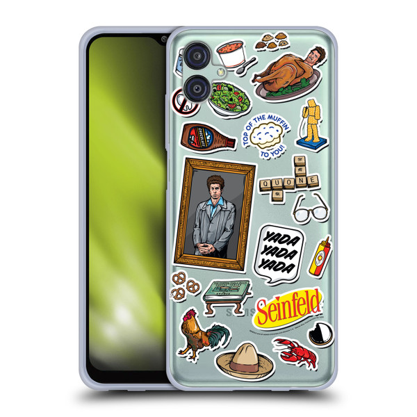 Seinfeld Graphics Sticker Collage Soft Gel Case for Samsung Galaxy M04 5G / A04e