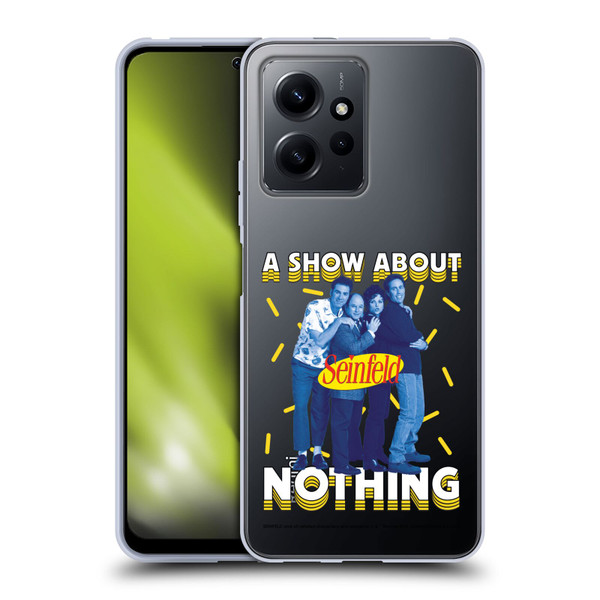 Seinfeld Graphics A Show About Nothing Soft Gel Case for Xiaomi Redmi Note 12 4G