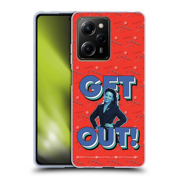 Seinfeld Graphics Get Out! Soft Gel Case for Xiaomi Redmi Note 12 Pro 5G