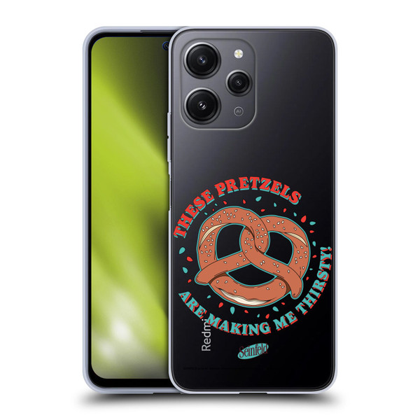 Seinfeld Graphics These Pretzels Soft Gel Case for Xiaomi Redmi 12