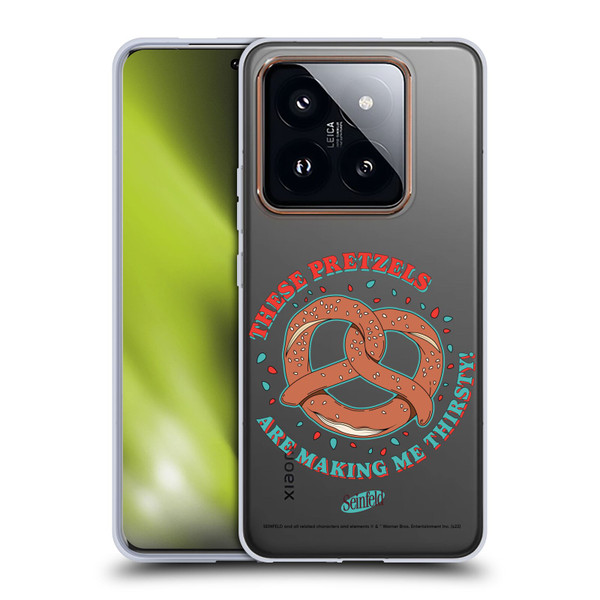 Seinfeld Graphics These Pretzels Soft Gel Case for Xiaomi 14 Pro