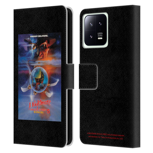A Nightmare On Elm Street: The Dream Child Graphics Poster Leather Book Wallet Case Cover For Xiaomi 13 5G