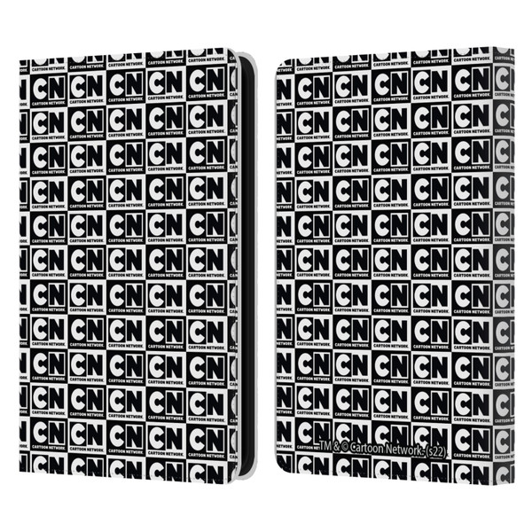 Cartoon Network Logo Pattern Leather Book Wallet Case Cover For Amazon Kindle 11th Gen 6in 2022