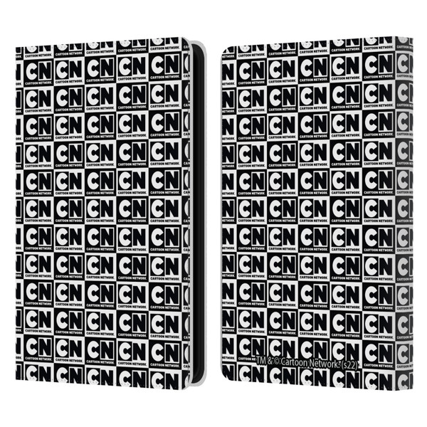 Cartoon Network Logo Pattern Leather Book Wallet Case Cover For Amazon Kindle Paperwhite 5 (2021)