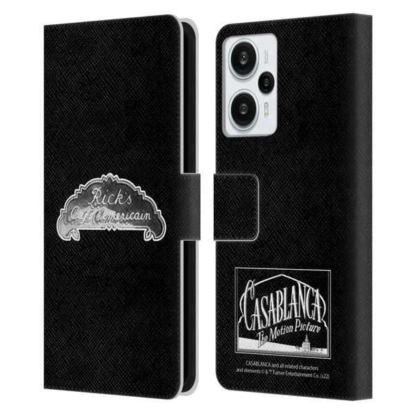 Casablanca Graphics Rick's Cafe Leather Book Wallet Case Cover For Xiaomi Redmi Note 12T