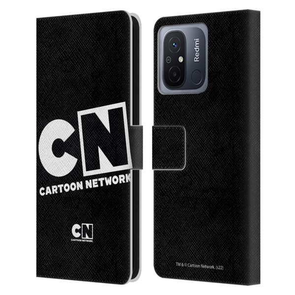 Cartoon Network Logo Oversized Leather Book Wallet Case Cover For Xiaomi Redmi 12C
