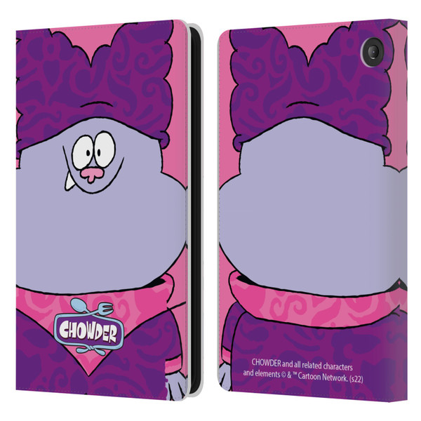 Chowder: Animated Series Graphics Full Face Leather Book Wallet Case Cover For Amazon Fire 7 2022