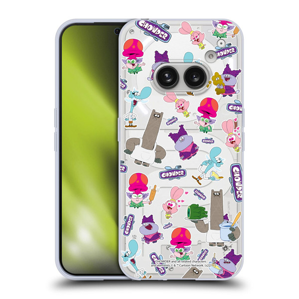 Chowder: Animated Series Graphics Pattern Soft Gel Case for Nothing Phone (2a)