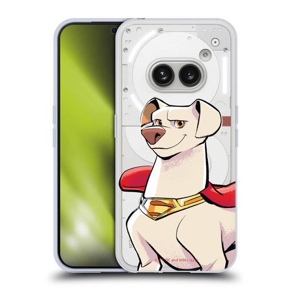 DC League Of Super Pets Graphics Krypto Soft Gel Case for Nothing Phone (2a)