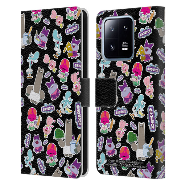 Chowder: Animated Series Graphics Pattern Leather Book Wallet Case Cover For Xiaomi 13 Pro 5G