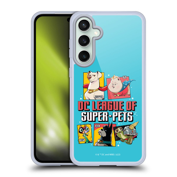 DC League Of Super Pets Graphics Characters 2 Soft Gel Case for Samsung Galaxy S23 FE 5G
