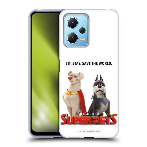 DC League Of Super Pets Graphics Characters 1 Soft Gel Case for Xiaomi Redmi Note 12 5G