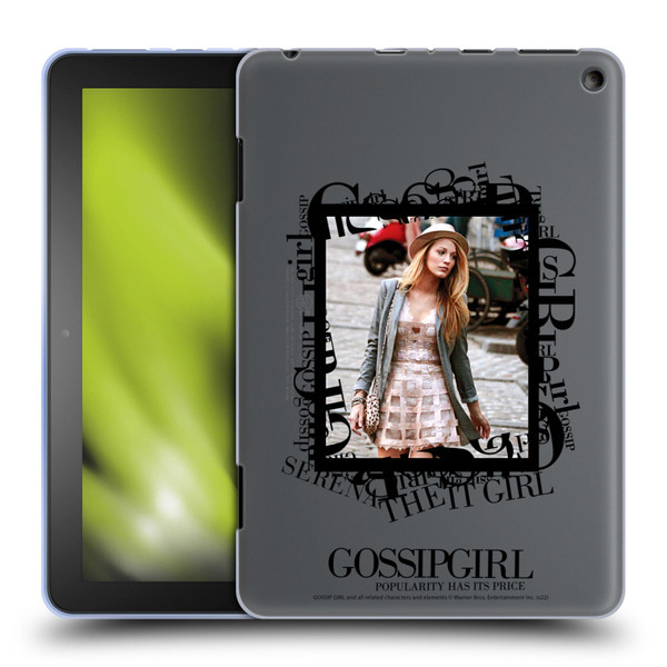Gossip Girl Graphics Serena Soft Gel Case for Amazon Fire HD 8/Fire HD 8 Plus 2020
