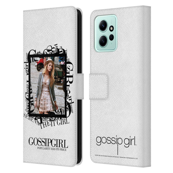 Gossip Girl Graphics Serena Leather Book Wallet Case Cover For Xiaomi Redmi 12